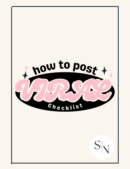 Viral Post Checklist